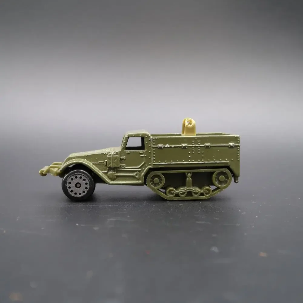Armored Half Track Military Vehicle 1:64 Scale Loose Incomplete Made in China